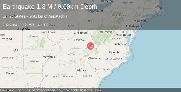 Map of Tennessee-Virginia border region