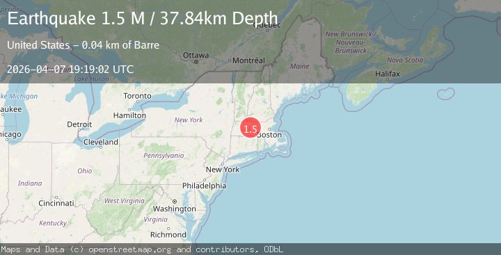 Map of southern New England