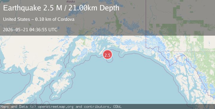 Map of Gulf of Alaska