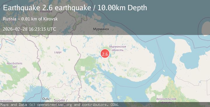 Map of northwestern Russia