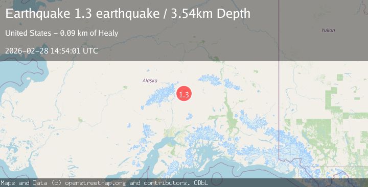 Map of Central Alaska