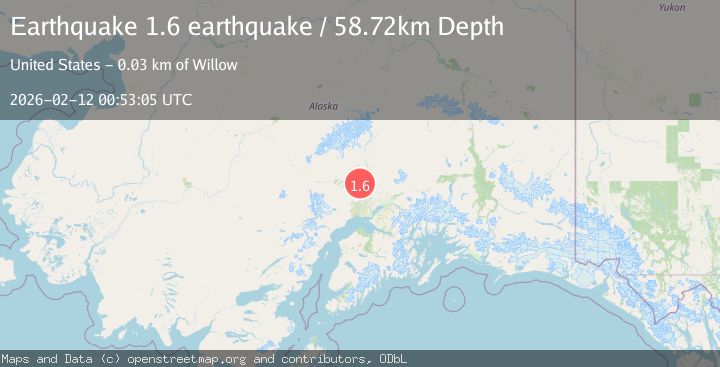 Map of Southern Alaska