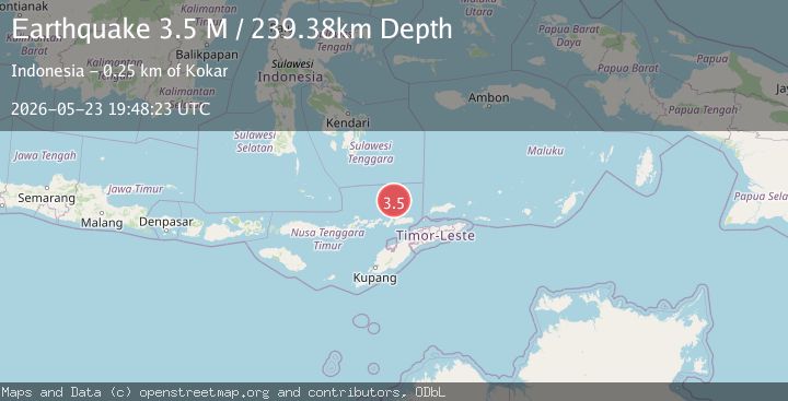 Map of Banda Sea
