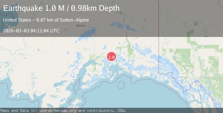 Map of Southern Alaska