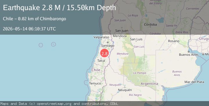 Map of Libertador General Bernardo O'Higgins, Chile