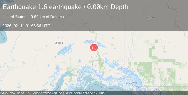 Map of Central Alaska