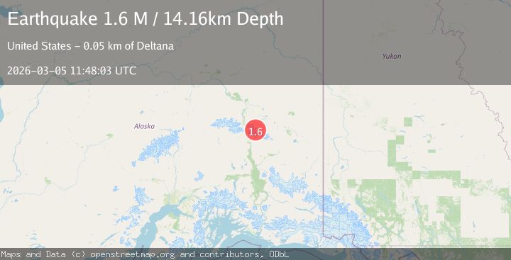 Map of Central Alaska
