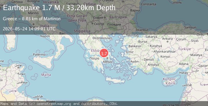 Map of Central Greece
