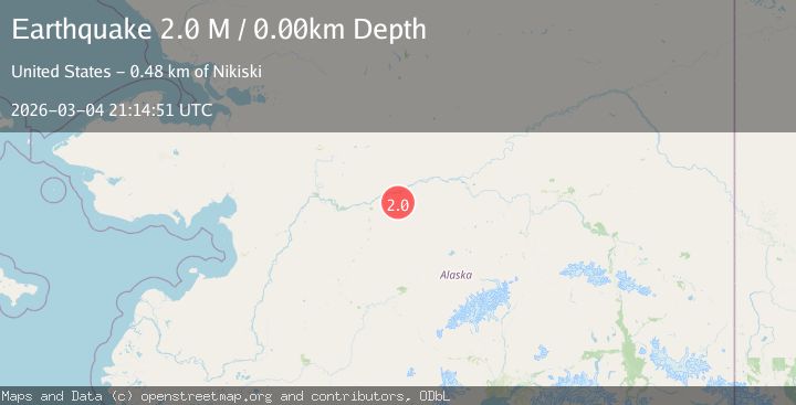 Map of Central Alaska
