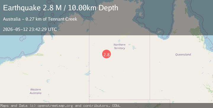Map of Northern Territory, Australia