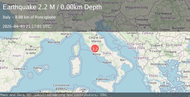Map of Provincia di Viterbo, Italy