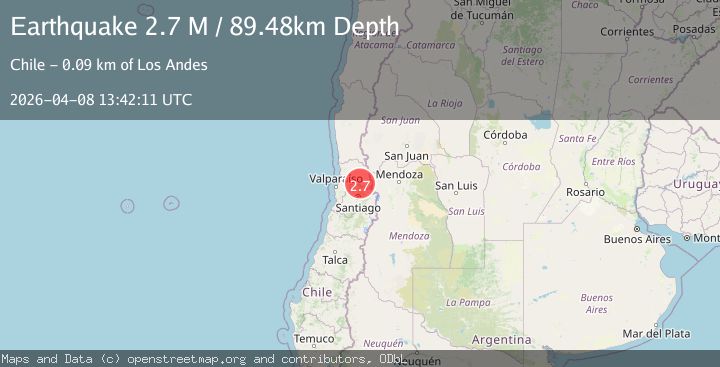 Map of Valparaiso, Chile