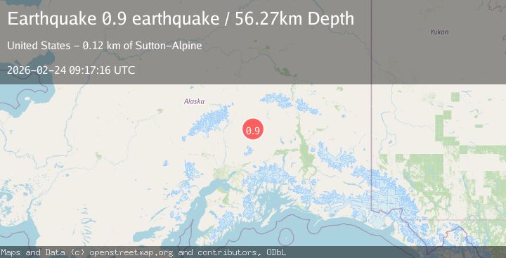 Map of Central Alaska