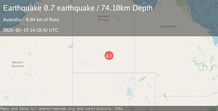 Map of Northern Territory, Australia