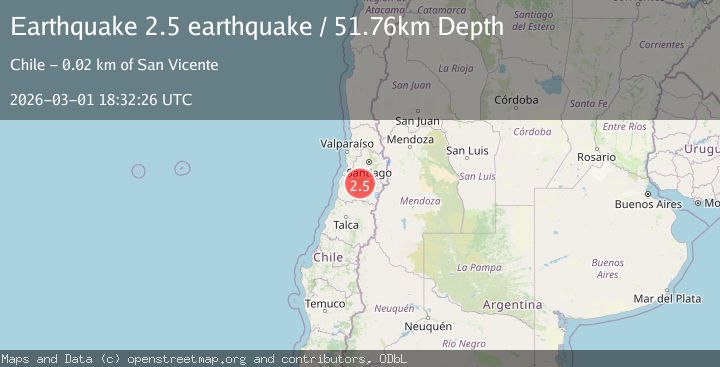 Map of Libertador General Bernardo O'Higgins, Chile