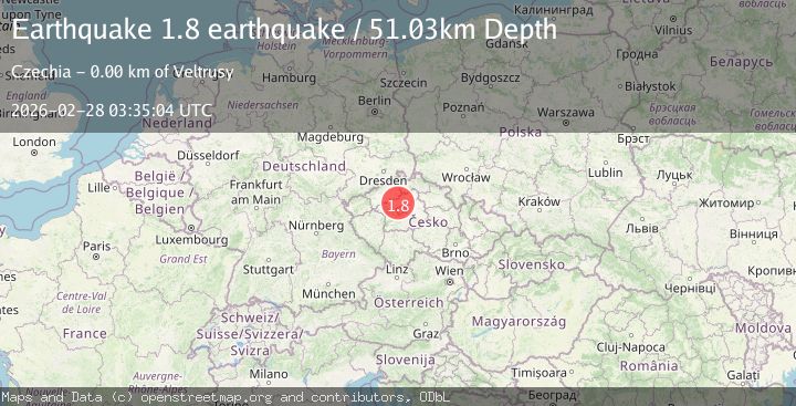 Map of Czech Republic