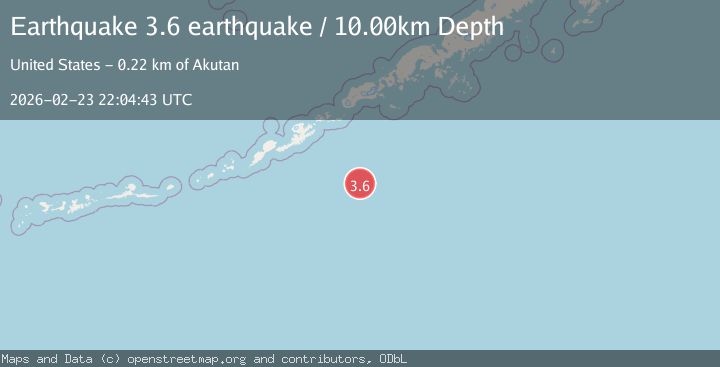 Map of south of Alaska
