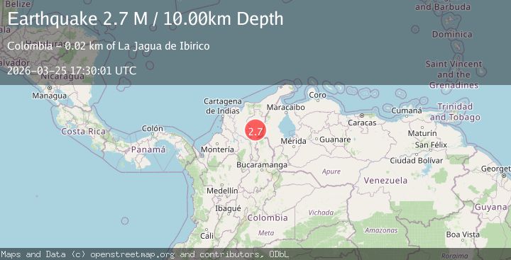 Map of northern Colombia