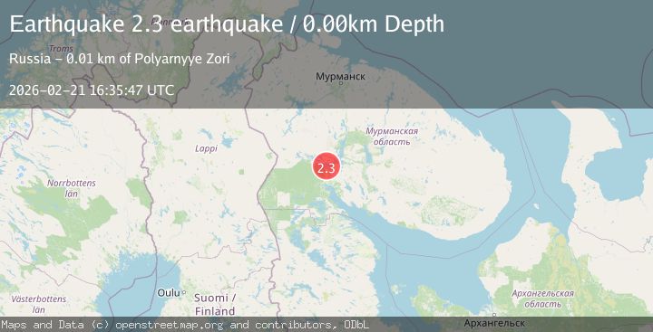 Map of northwestern Russia