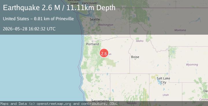 Map of Oregon