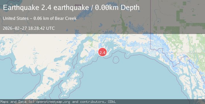 Map of Kenai Peninsula, Alaska