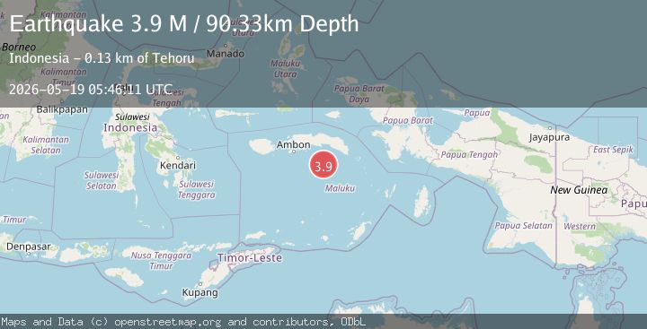 Map of Banda Sea