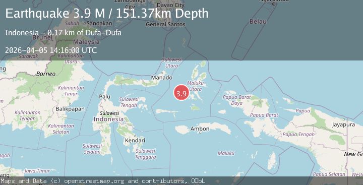 Map of Kepulauan Sula, Indonesia