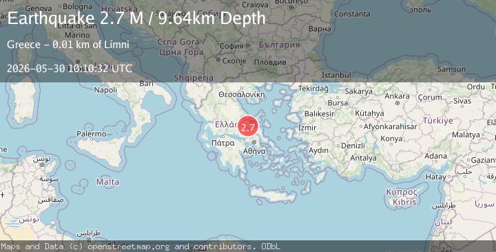 Map of Central Greece