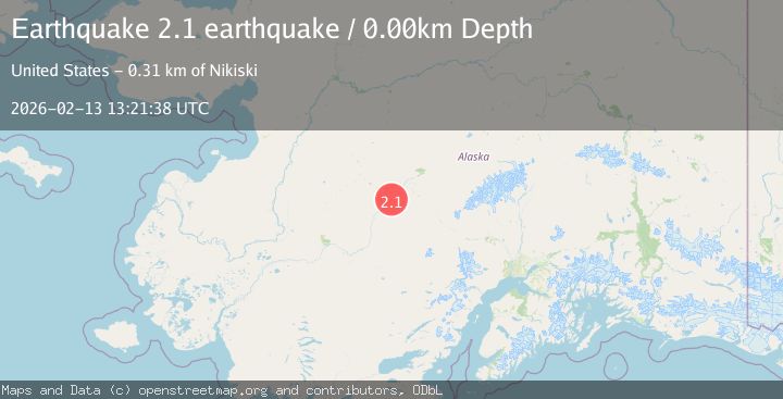 Map of Central Alaska