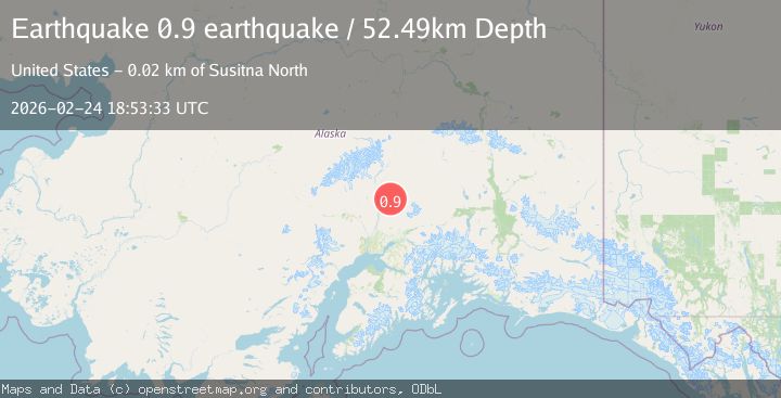 Map of Central Alaska