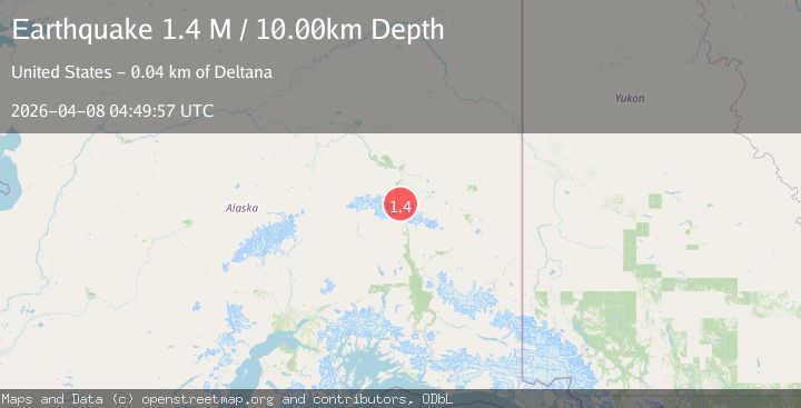 Map of Central Alaska