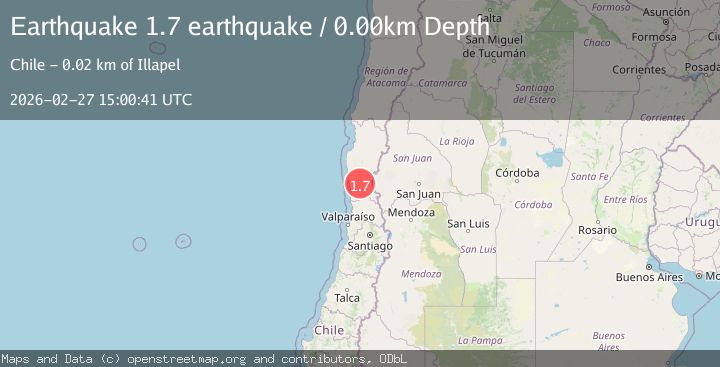 Map of Coquimbo, Chile
