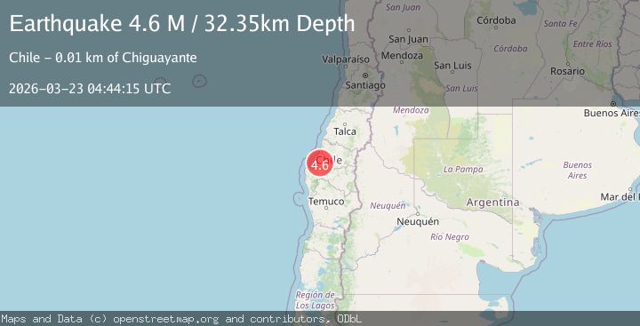 Map of Bio-Bio, Chile