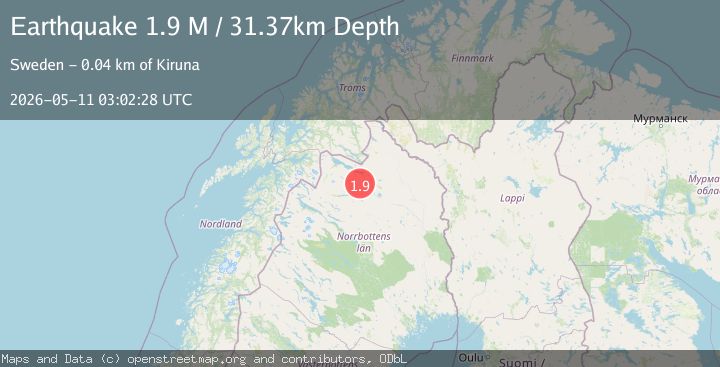 Map of northern Norway