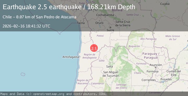 Map of Antofagasta, Chile