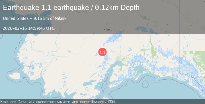 Map of Southern Alaska