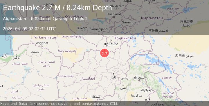 Map of central Afghanistan