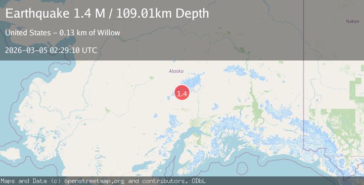 Map of Central Alaska