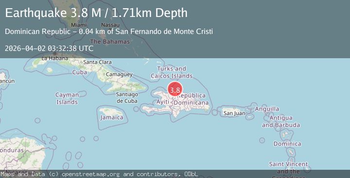 Map of Dominican Republic region