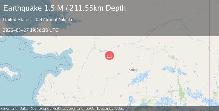 Map of Central Alaska