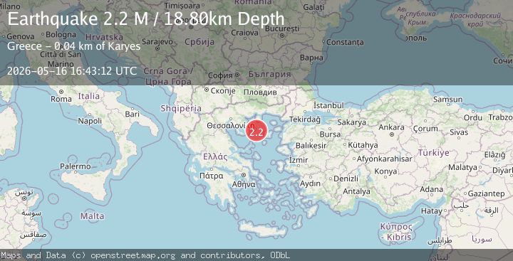 Map of Aegean Sea
