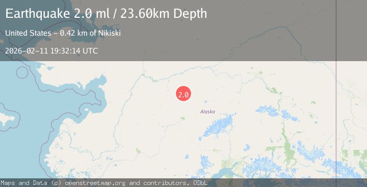 Map of Central Alaska