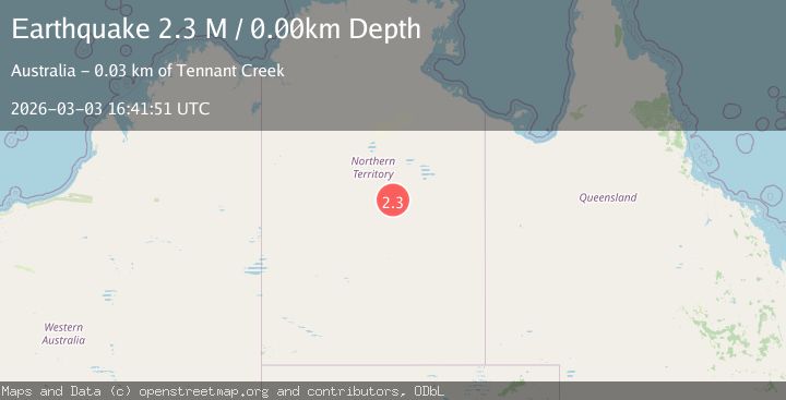 Map of Northern Territory, Australia