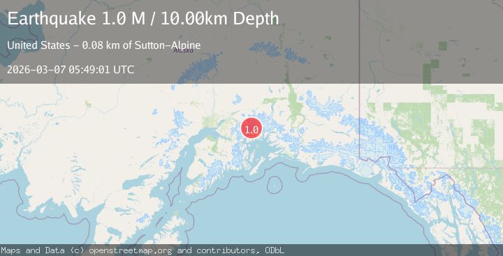 Map of Southern Alaska