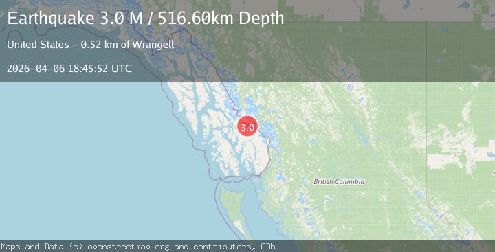 Map of Southeastern Alaska