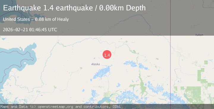 Map of Central Alaska