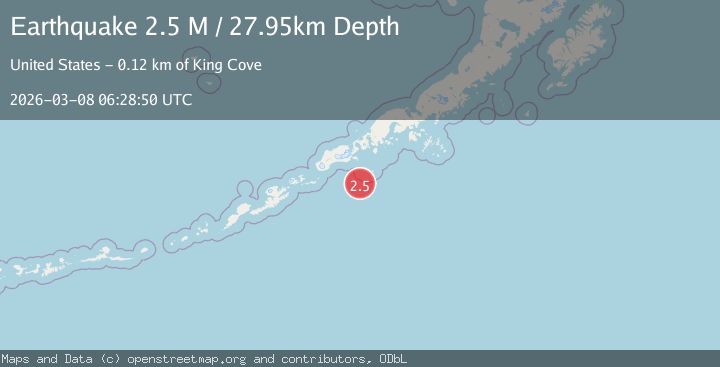 Map of Alaska Peninsula