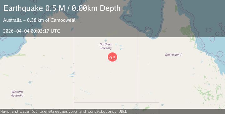 Map of Northern Territory, Australia
