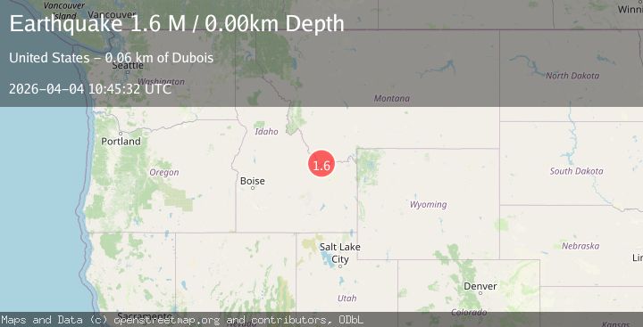 Map of southern Idaho