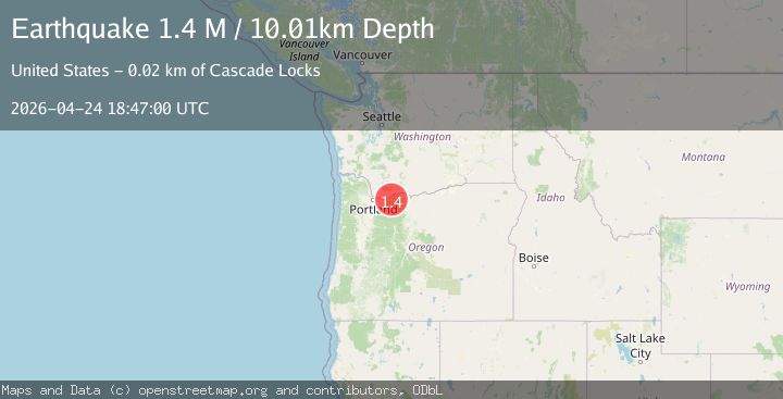 Map of Oregon